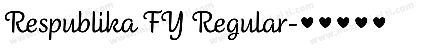 Respublika FY Regular字体转换
